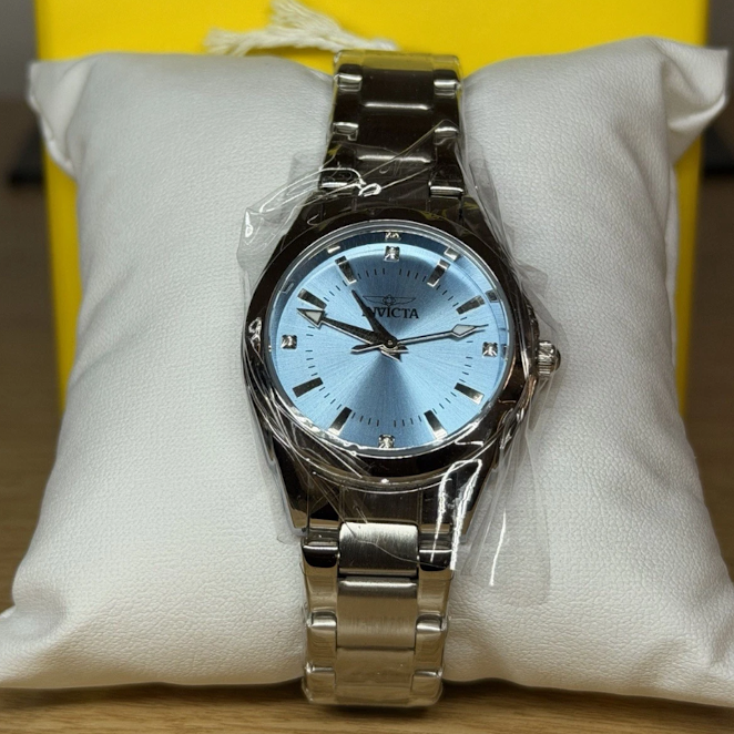 Reloj Invicta Celestial 70246 para Mujer – Acero Inoxidable y Dial Azul Hielo (30 mm)