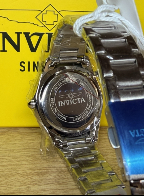 Reloj Invicta Celestial 70246 para Mujer – Acero Inoxidable y Dial Azul Hielo (30 mm)